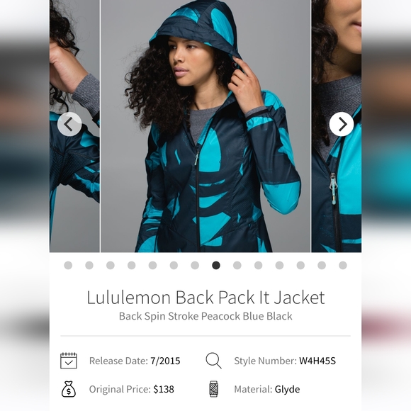 Lululemon Back Pack It Jacket Size 12 - Picture 14 of 16